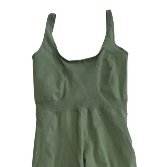 FREE PEOPLE FP Green Good Karma‎ Onesie Jumpsuit Movement Size M L - Picture 11 of 15